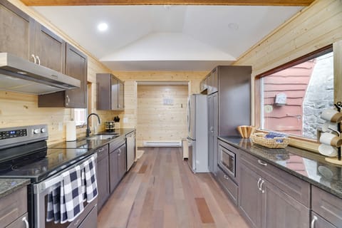 A sun-soaked, spacious kitchen