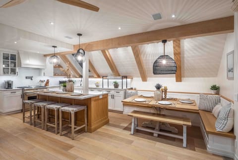 The open concept living space keeps everyone connected.