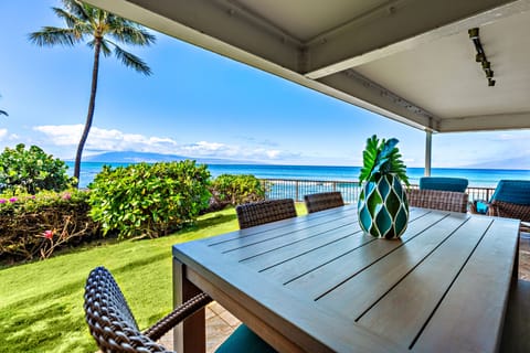 Endless views from the private corner unit