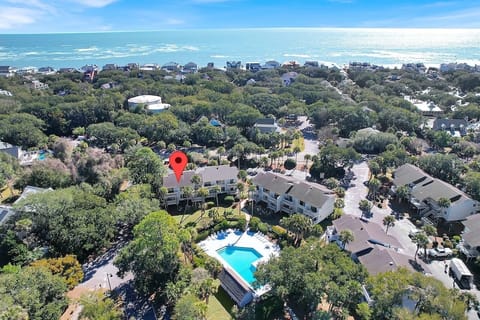 Aerial View of 2 Lagoon Villas, Wild Dunes, Isle of Palms, SC | IOP Escapes