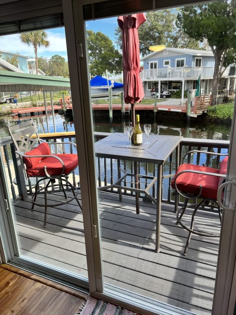 Upper terrace and waterfront