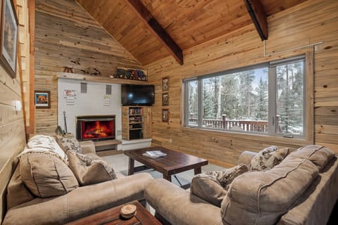 Wood Burning Fireplace