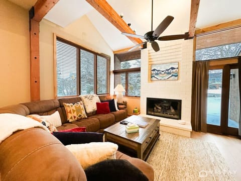 Recharge in comfort, viewing nature`s crisp embrace.
