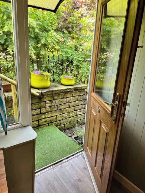 Entrance to the property. The apartment is on the first floor 