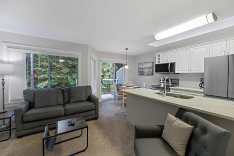 Unit 65-1 Bedroom | Living area | TV, fireplace, DVD player