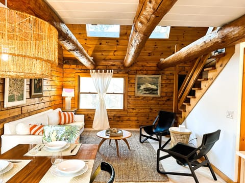 classic cabin aesthetics with a modern feel