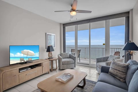 Living room with balcony access