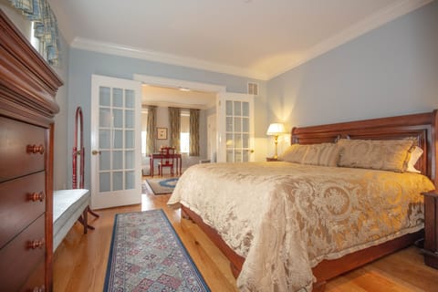 King Bed Suite #3, Third Floor, Generous walk in Shower | Individually decorated, individually furnished, desk, iron/ironing board