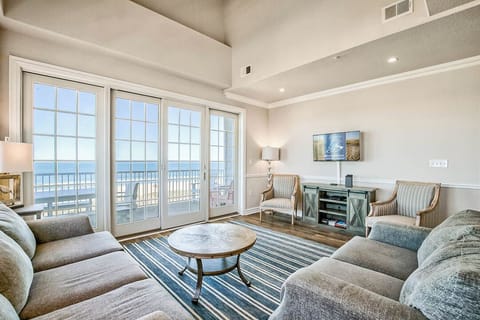 Main-Level Living Room with Deck Access
