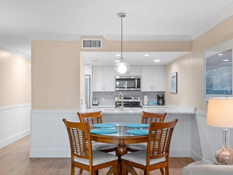Dining area and kitchen