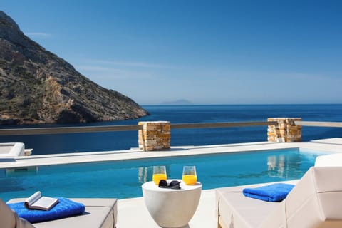 Deluxe Villa, 2 Bedrooms, Private Pool, Sea View | View from room