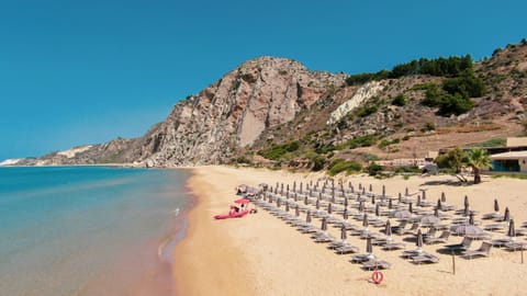 Private beach nearby