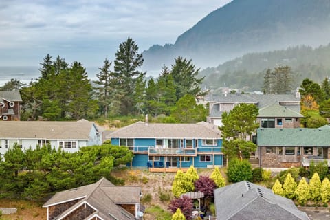 Aerial View of deck side of the house.