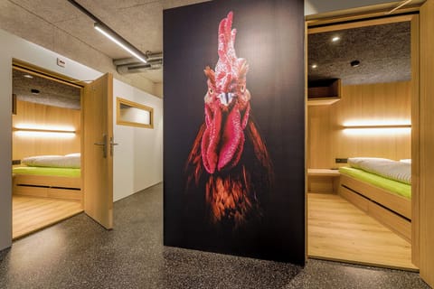 Capsule room in the basement | Soundproofing, free WiFi