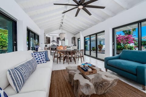 The comfy, inviting indoor living room with ice cold AC!!v