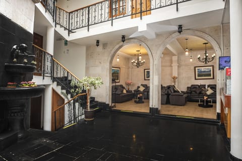 Interior entrance