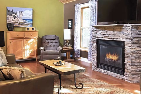 Indoor fireplace