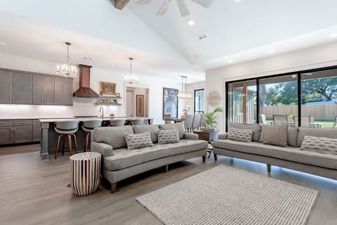 Come relax and watch a game or continue binging your favorite show in this spot!