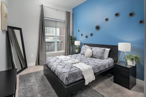 The Trifecta | Bedroom | Queen size foam mattress with foam topper for ultra comfort.