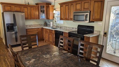 Main open-concept Living area / Kitchen and Dining area of the home