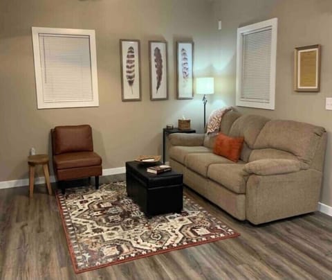 Living Room with Queen Sleeper Sofa.