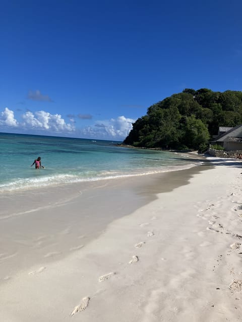 Beautiful Long Bay Beach, only a five minute walk from Tropical Escape.