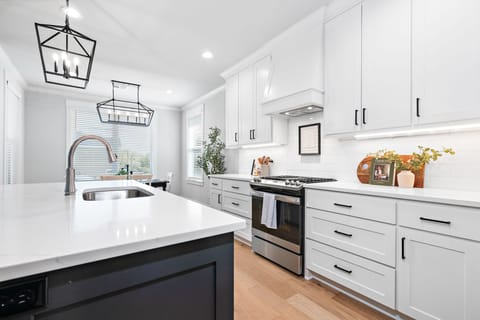 Hand and dish soap provided with paper towels. 