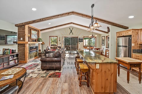 Kitchen & Living Room