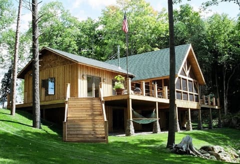 Exterior of the Lakehouse facing the water (100`)