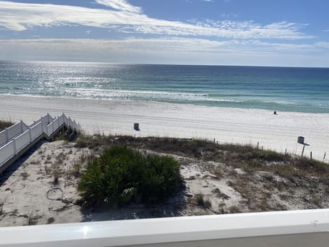 Soak in the sun and views from your beachside Deck!