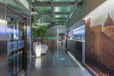 Interior entrance