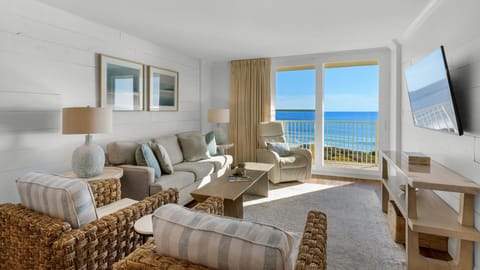 BeachCrest 302 Living Area with Gulf View