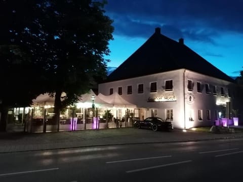 Front of property - evening/night
