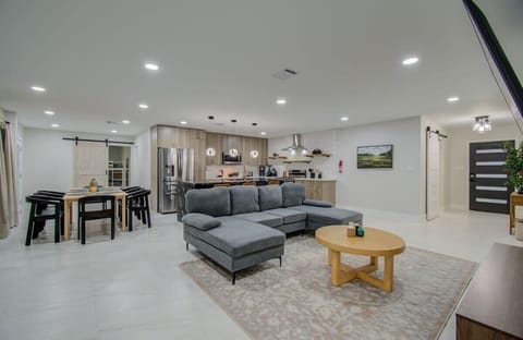 With an elevated rustic feel, this spacious open-concept layout offers plenty of space for socializing, catching up, and hanging out with some of your favorite people!