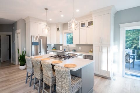 Fully stocked kitchen for your latest culinary creation.