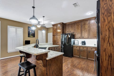 The Kitchen Comes Fully Stocked and Ready to Use