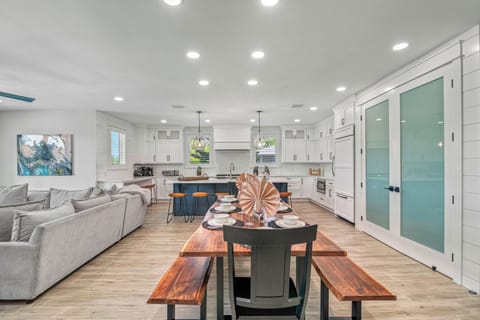 2nd Level Living, Dining and Kitchen