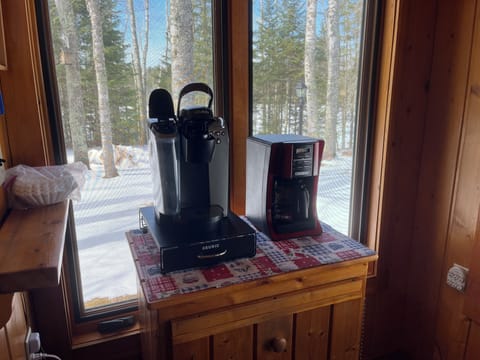 Have your choice of coffee.