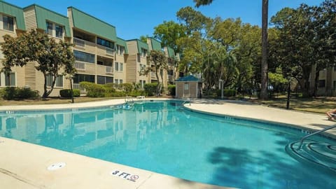 An outdoor pool too!