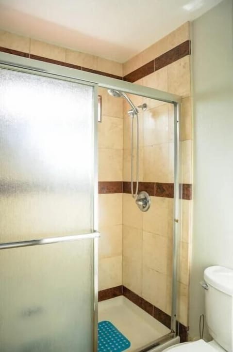 Shower & Toilet with privacy door
