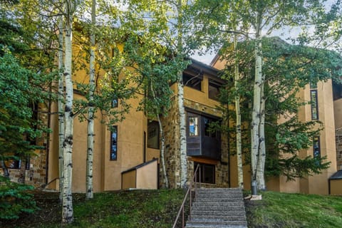 Tree, Handrail, Tree Trunk, House, Staircase