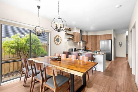 At its heart, the open plan living and dining area provides a magnificent setting for entertainment on the ground floor