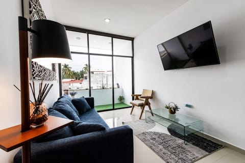 sala de estar con vista