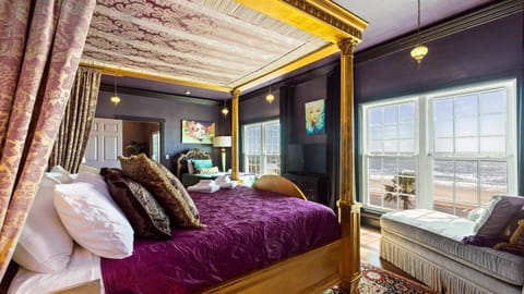 Bedroom fit for a King & his Queen!  With ocean views!.
