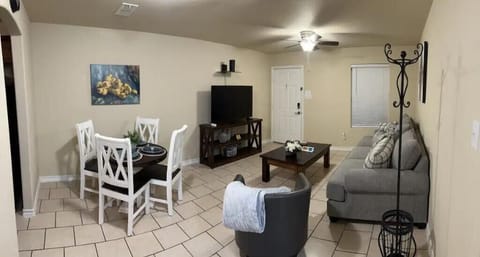 Living Dining Combo with a 55-inch TV