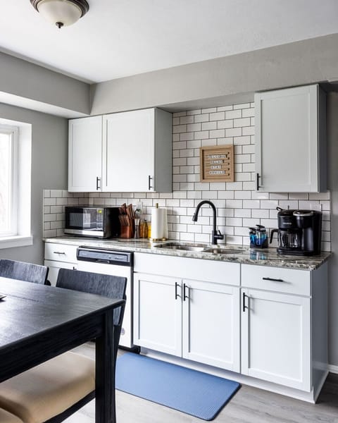 Prepare your favorite dishes in this fully equipped kitchen, furnished with all essential cooking utensils