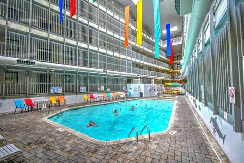 Take advantage of some of the amazing amenities in Myrtle Beach Resort - an indoor pool, outdoor pool, walking and biking trails, playgrounds and more! 