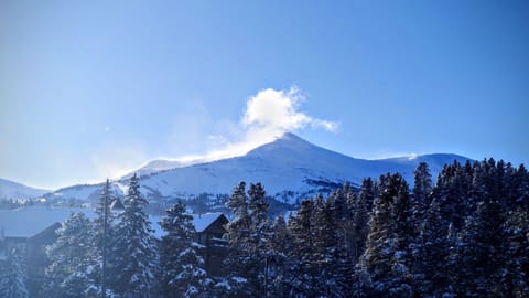 Majestic view of snow-covered mountains at Beaver Run.