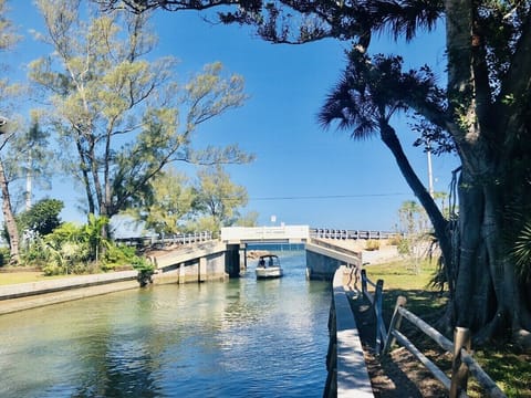 Canal adjacent to the property.