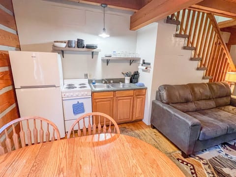 Entry to cabin view.